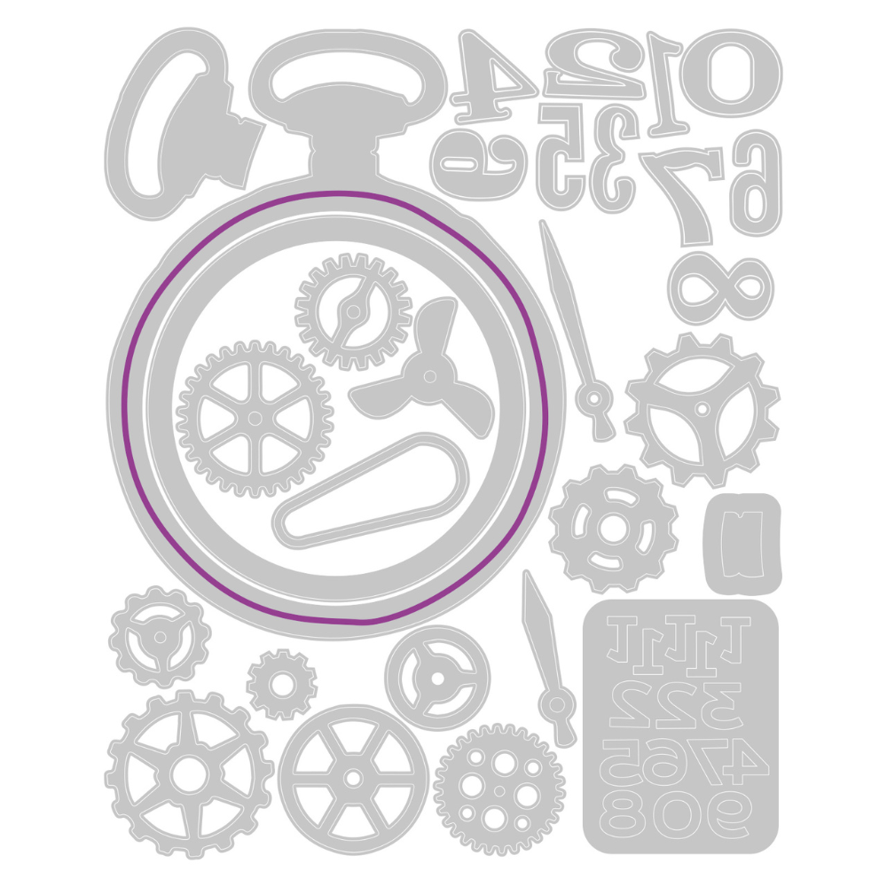 Watch Gears Vault Die Set | Tim Holtz Vault Release No. 2