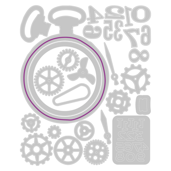 Watch Gears Vault Die Set | Tim Holtz Vault Release No. 2