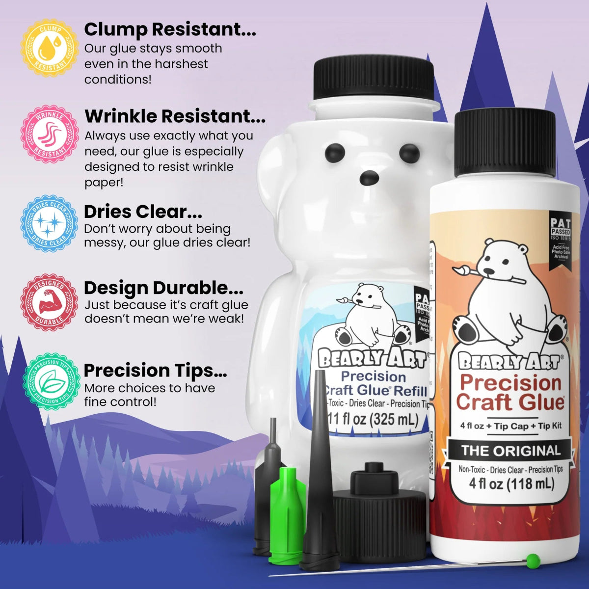 The Bundle | Bearly Art Precision Craft Glue