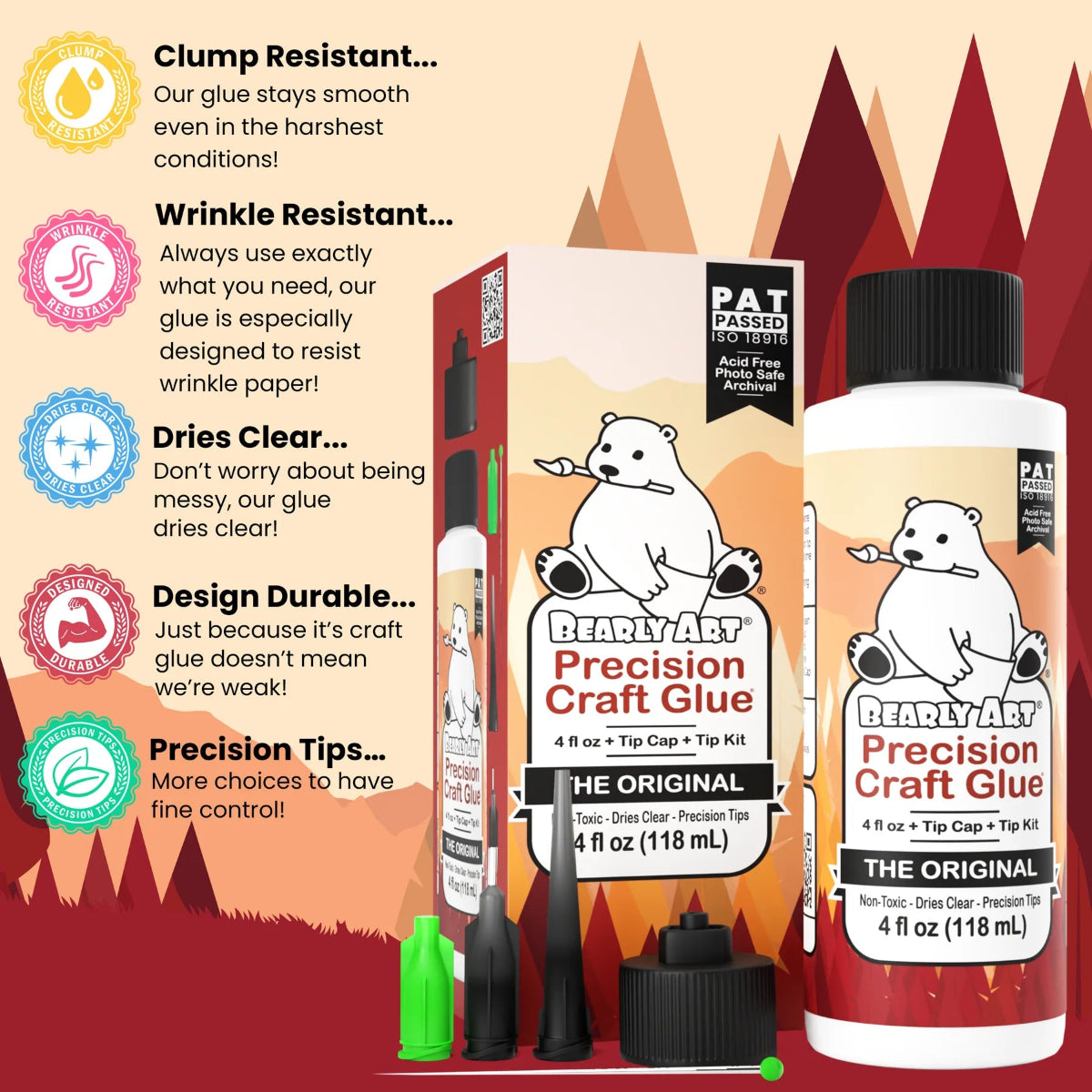 The Original | Bearly Art Precision Craft Glue