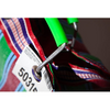 Green x Pink Striped Recycled Plastic Bags