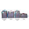 Green x Pink Striped Recycled Plastic Bags