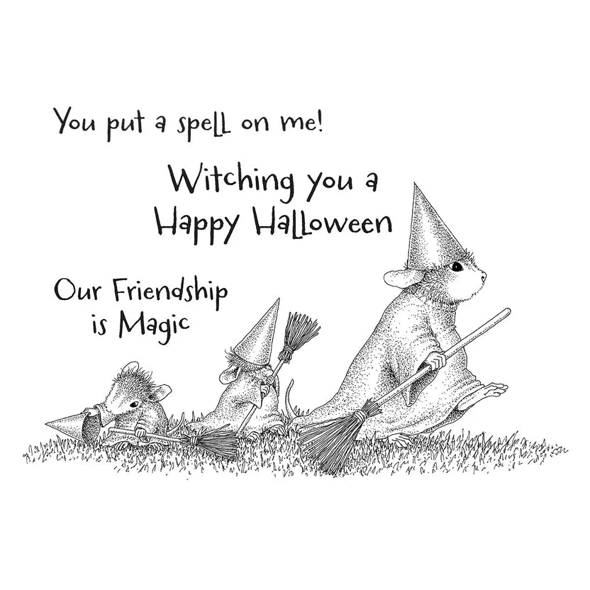 Halloween Flight Cling Rubber Stamp Set