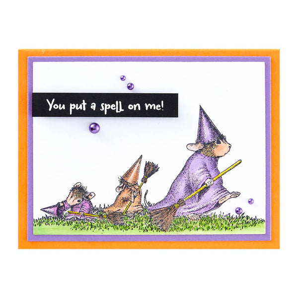 Halloween Flight Cling Rubber Stamp Set