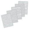White Collage Background Transfers Part 2