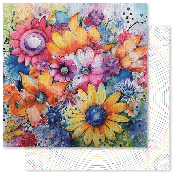 Rainbow Twirl 6x6 Paper Pad