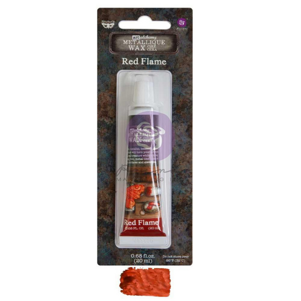 Red Flame Metallique Art Alchemy Wax | Finnabair