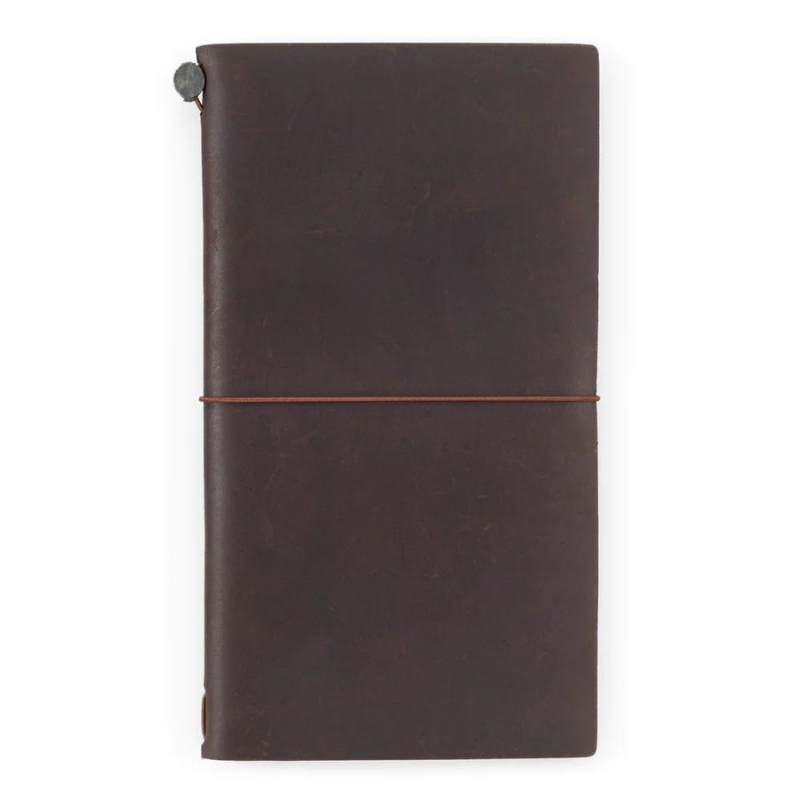 {back soon!} Brown Regular Traveler's Notebook
