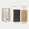 {back soon!} Brown Regular Traveler's Notebook