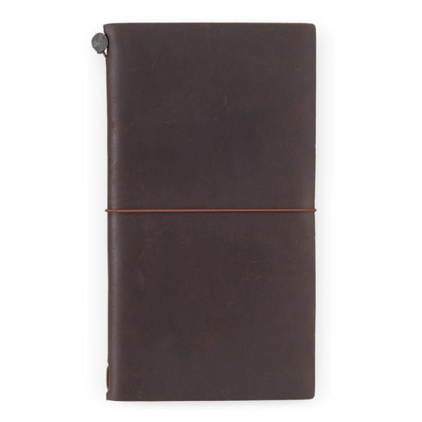 {back soon!} Brown Regular Traveler's Notebook