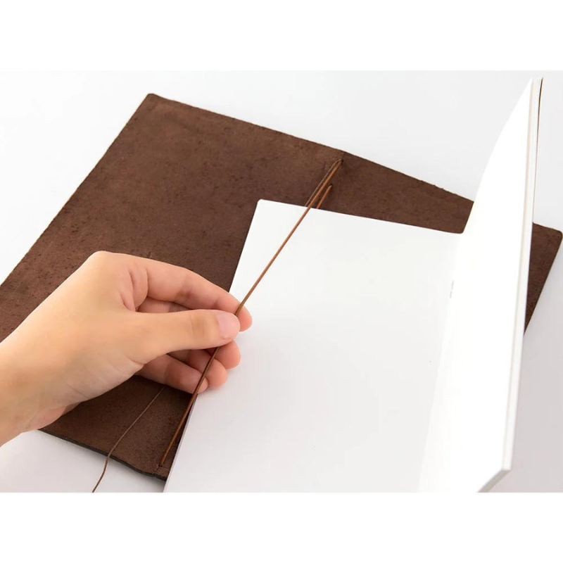 {back soon!} Brown Regular Traveler's Notebook