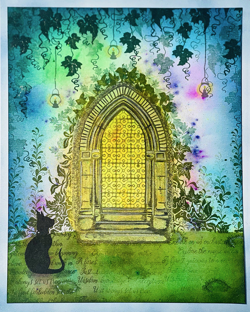 Forest Temple Clear Stamp Set