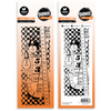 Rulers & Lights Slimline Stamp | Grunge Collection
