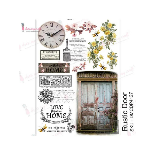 Rustic Door Transfer Sheet