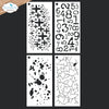 Journal Stencils Set No. 3 | A5 Slim (4.3” x 8.7”)