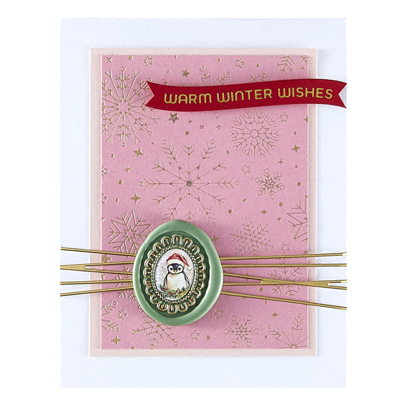 Frame Inserts Etched Dies for Coordinating Wax Seals | Holiday Magic