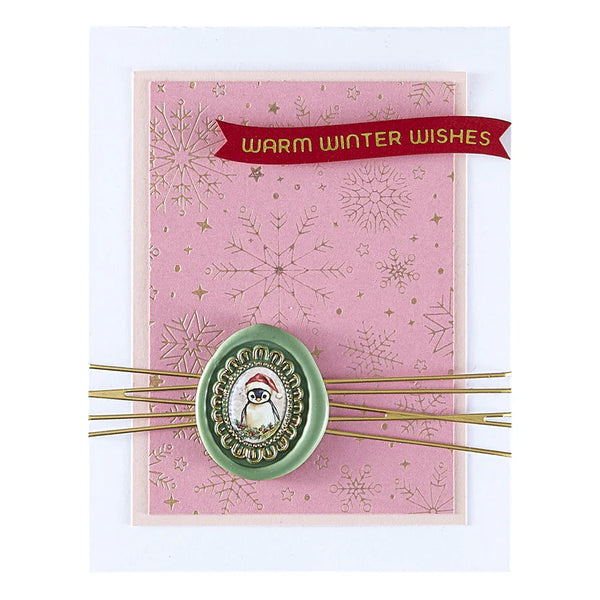 Frame Inserts Etched Dies for Coordinating Wax Seals | Holiday Magic