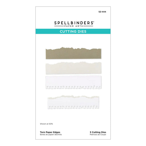 Torn Paper Edges Etched Die Set | Take Note Collection