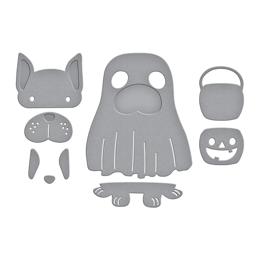Woof-or-Treat Etched Die Set | Happy Haunting