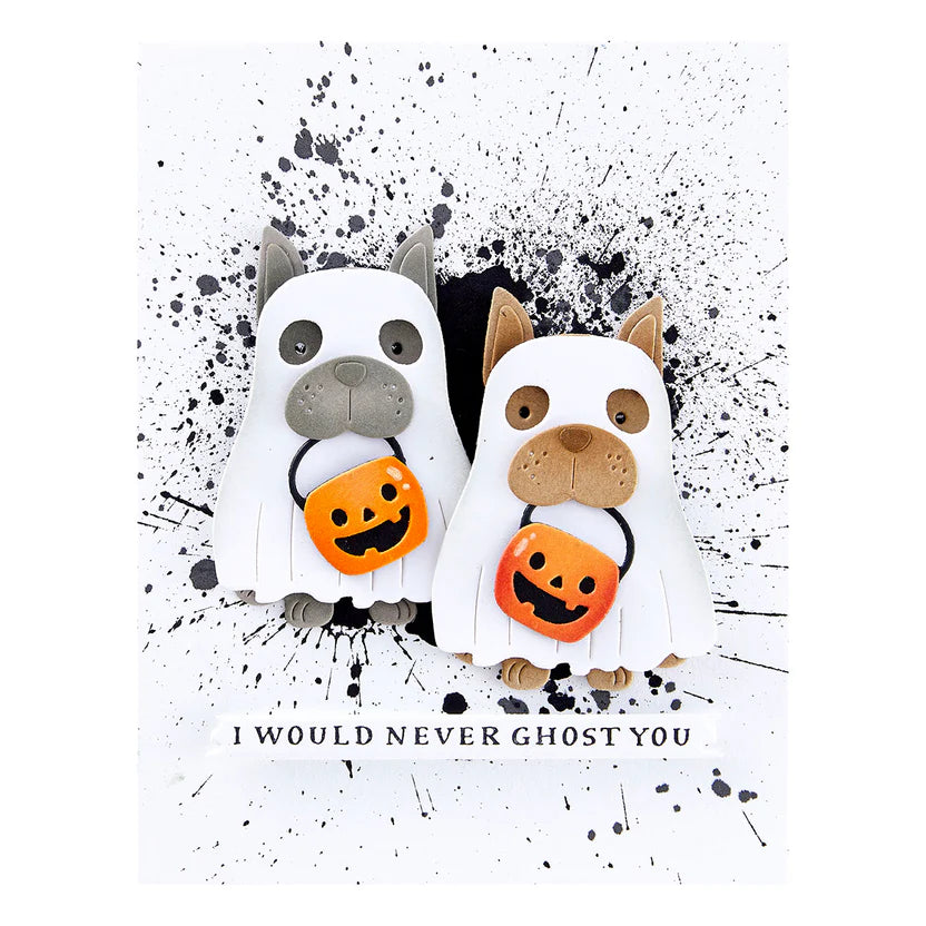 Woof-or-Treat Etched Die Set | Happy Haunting
