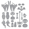 Halloween Tick Tock Etched Dies | Cuckoo Cottage