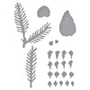 Pine Cone + Evergreen Bough Etched Die Set | Susan's Holiday Flora Collection by Susan Tierney-Cockburn