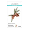 Pine Cone + Evergreen Bough Etched Die Set | Susan's Holiday Flora Collection by Susan Tierney-Cockburn