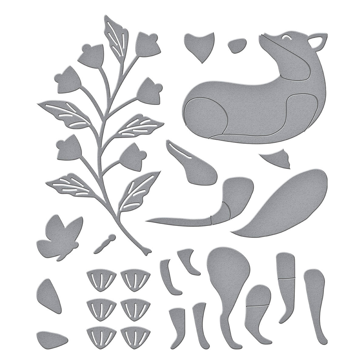 Finley the Fox Etched Die Set {clearance}