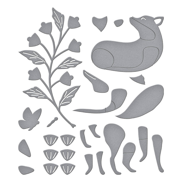 Finley the Fox Etched Die Set {clearance}