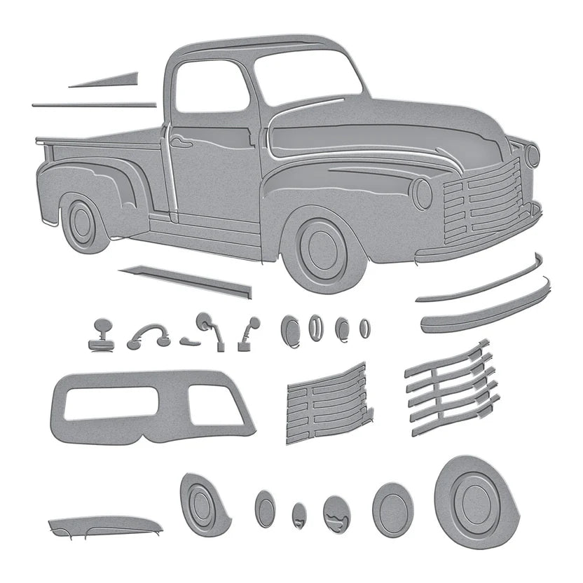 Timeless Truck Etched Dies | Classic Road Legends by Mindy Eggen