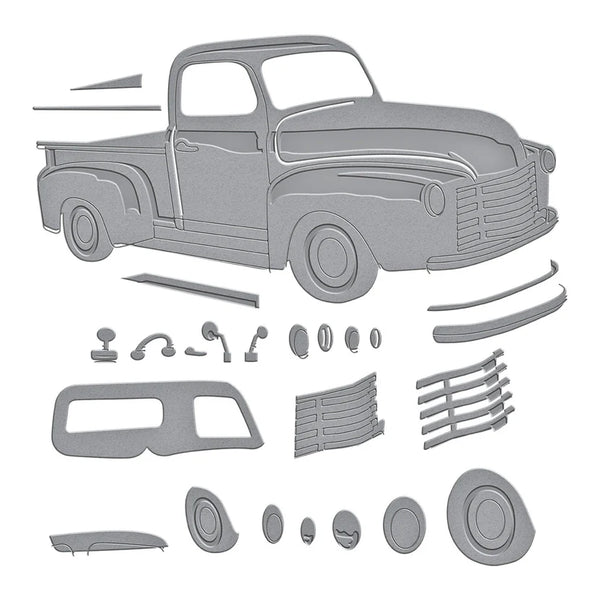 Timeless Truck Etched Dies | Classic Road Legends by Mindy Eggen
