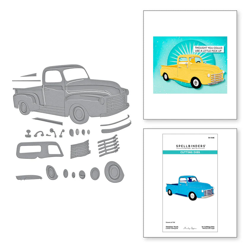 Timeless Truck Etched Dies | Classic Road Legends by Mindy Eggen