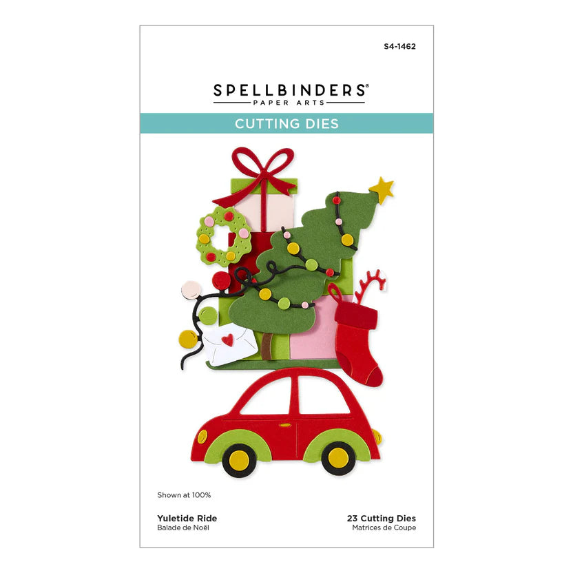 Yuletide Ride Etched Dies | Wonderland Collection
