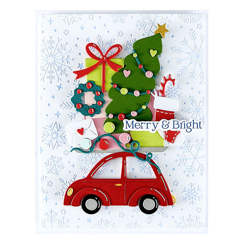 Yuletide Ride Etched Dies | Wonderland Collection