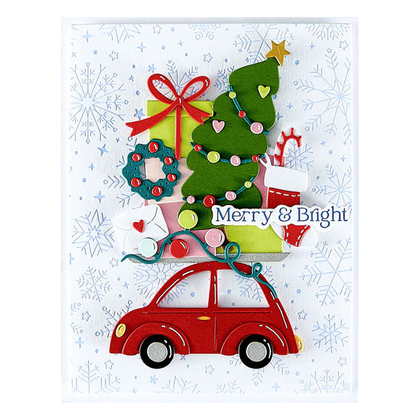 Yuletide Ride Etched Dies | Wonderland Collection