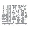 Chiming Christmas Etched Dies | Cuckoo Cottage