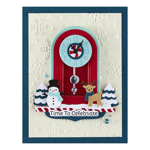 Chiming Christmas Etched Dies | Cuckoo Cottage