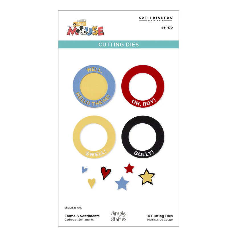 Say Cheese Classic Mouse Character Die Bundle | Classic Mouse