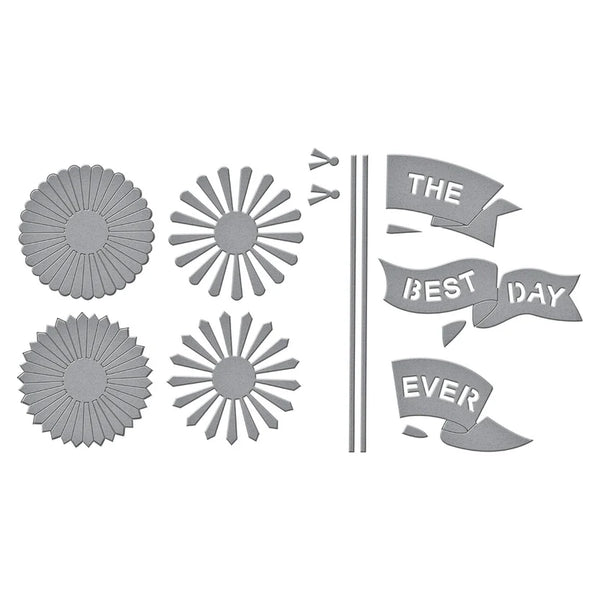 Flags & Banners Etched Die Set | Classic Mouse