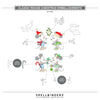 {coming soon!} Classic Mouse Christmas Embellishments Etched Dies | Say Cheese Classic Mouse Christmas Collection