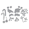 {coming soon!} Classic Mouse Christmas Embellishments Etched Dies | Say Cheese Classic Mouse Christmas Collection
