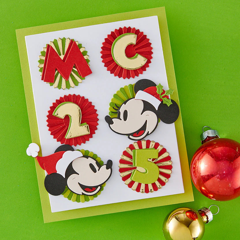 {coming soon!} Classic Mouse Christmas Embellishments Etched Dies | Say Cheese Classic Mouse Christmas Collection
