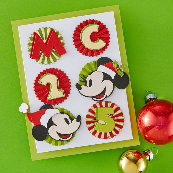 {coming soon!} Classic Mouse Christmas Embellishments Etched Dies | Say Cheese Classic Mouse Christmas Collection