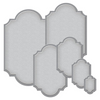 Nestabilities Labels Etched Die Set No. 28 {6pk}