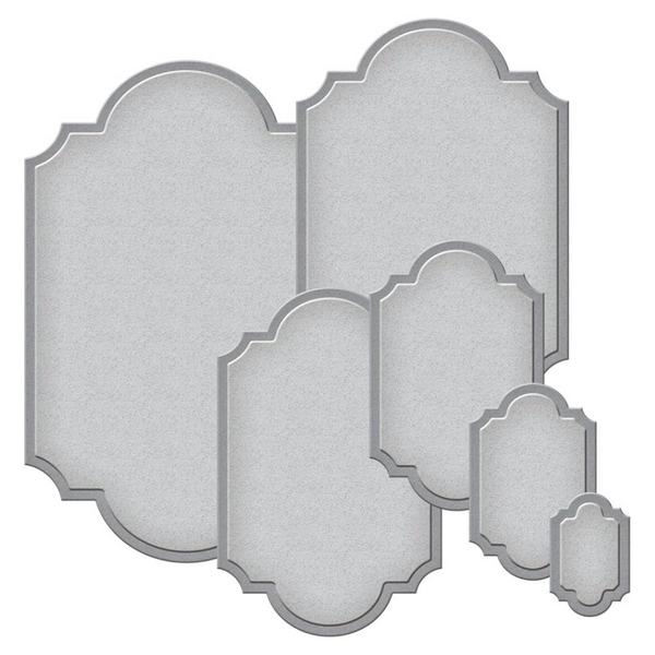Nestabilities Labels Etched Die Set No. 28 {6pk}