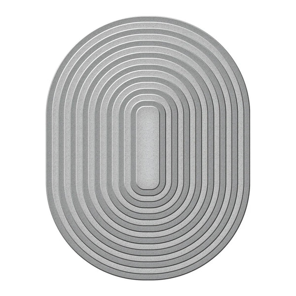 Essential Stylish Ovals Etched Nesting Dies