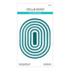 Essential Stylish Ovals Etched Nesting Dies