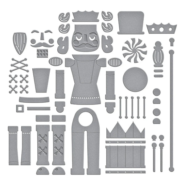 Fritz Dancin' Nutcracker Etched Dies | Dancin' Christmas Friends