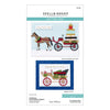 Christmas Horse-Drawn Wagon Etched Dies | Country Christmas Collection