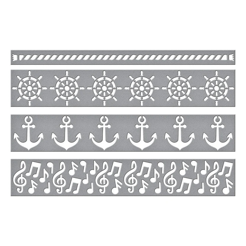 Classic Mouse Borders Etched Die Set | Classic Mouse